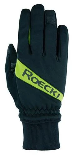 Roeckl Rofan Winter-Fahrradhandschuh - Black/fluo Yellow