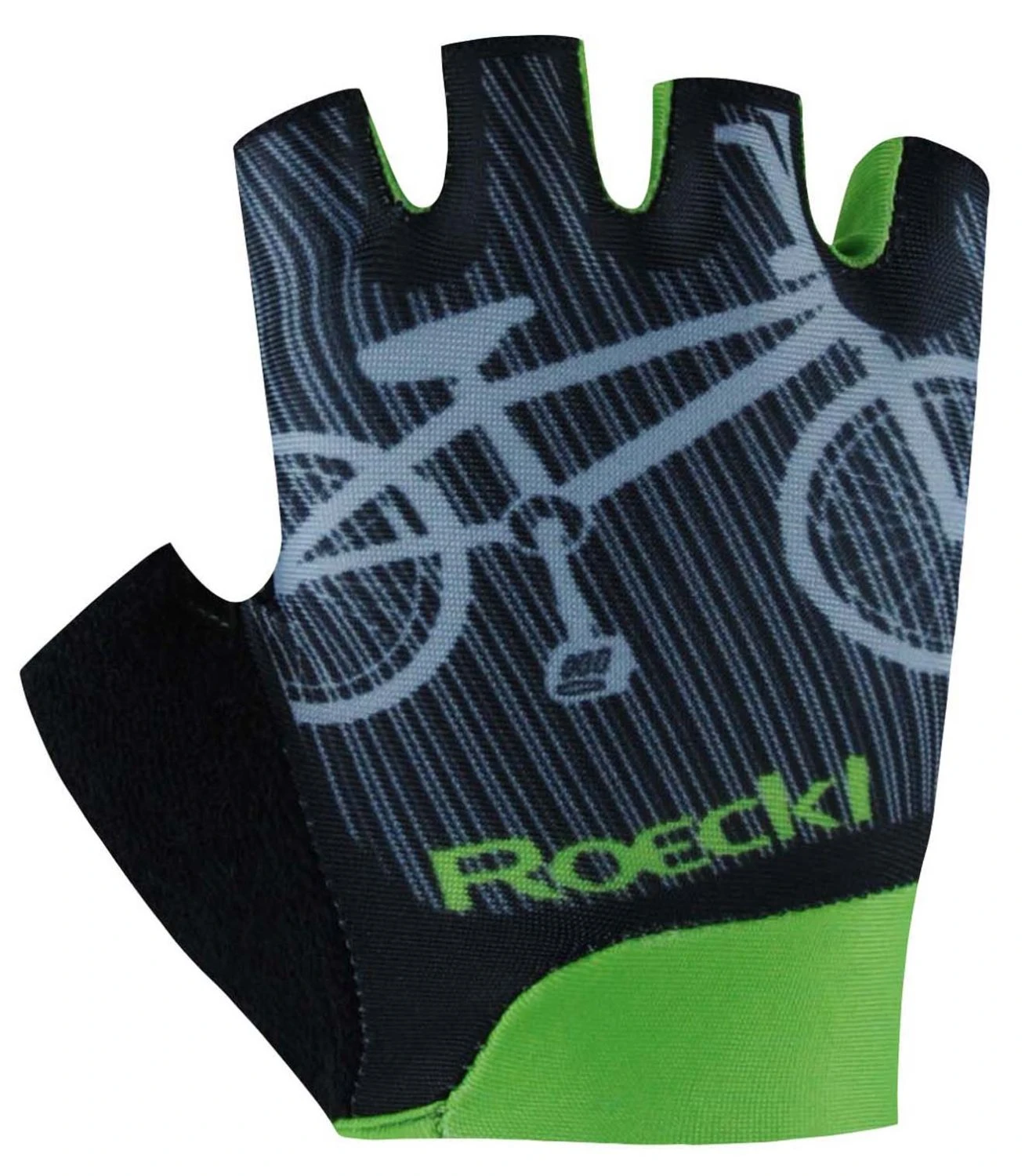 Roeckl Trapani Kinder Fahrradhandschuh - Black Shadow 3 Roeckl Trapani Kinder Fahrradhandschuh - Black Shadow