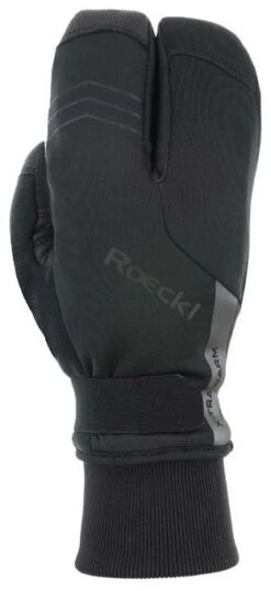 Roeckl Villach 2 Lobster Winter-Fahrradhandschuh - Black