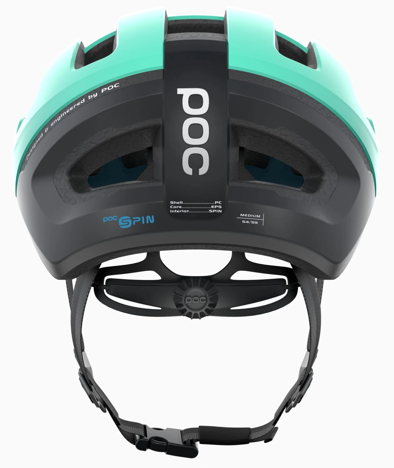 POC Omne Air Resitstance Spin Rennradhelm - Fluorite Green Mat 6 POC Omne Air Resitstance Spin Rennradhelm - Fluorite Green Mat – Bild 4