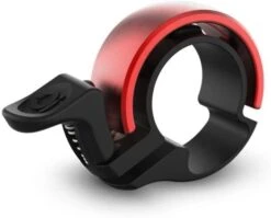 Knog Oi Classic Small Fahrradklingel, 22.2mm-black-red