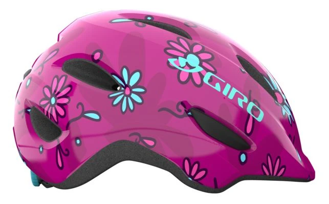 Giro Scamp Kinder Fahrradhelm - Pink Street Sugar Daisies 5 Giro Scamp Kinder Fahrradhelm - Pink Street Sugar Daisies – Bild 3