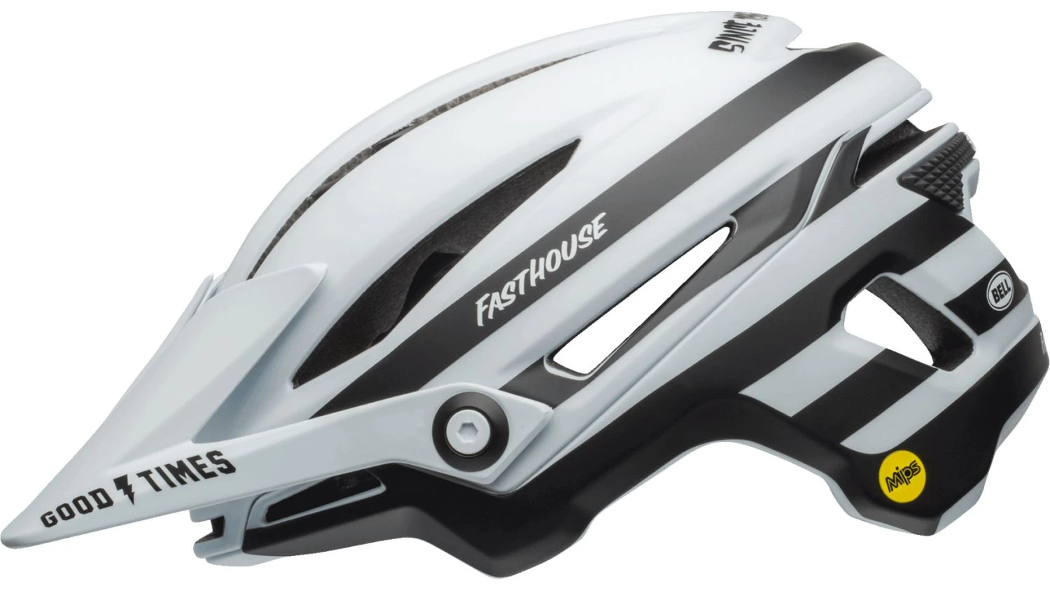Bell SIXER Mips MTB Fahrradhelm - Mat White Black Fasthouse 3 Bell SIXER Mips MTB Fahrradhelm - Mat White Black Fasthouse