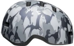 Bell Lil Ripper Kinder Fahrradhelm - Camosaurus 15 Bell Lil Ripper Kinder Fahrradhelm - Camosaurus -Sportausrüstung 210208027 bell lil ripper camosaurus matte gray silver right