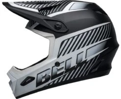 Bell Transfer BMX Downhill-Helm - Mat Black-white