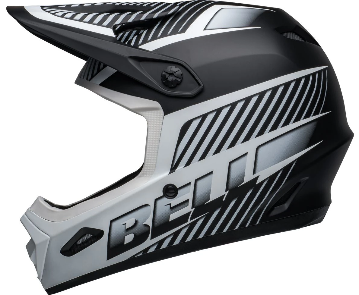 Bell Transfer BMX Downhill-Helm - Mat Black-white 3 Bell Transfer BMX Downhill-Helm - Mat Black-white