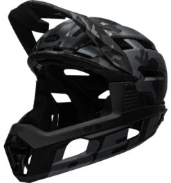 Bell Super Air R Spherical MIPS Downhill/BMX Race Helm- Mat/gloss Black Camo