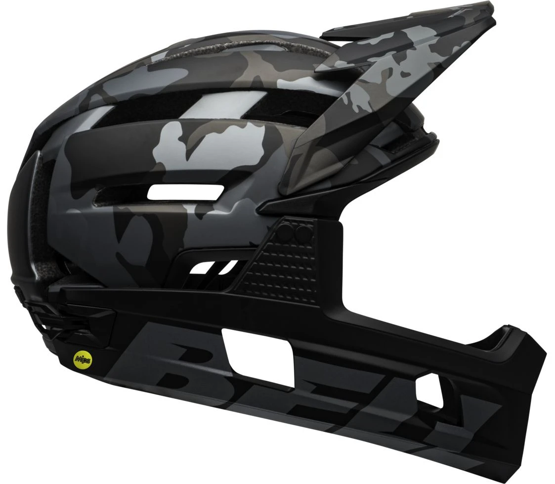 Bell Super Air R Spherical MIPS Downhill/BMX Race Helm- Mat/gloss Black Camo 7 Bell Super Air R Spherical MIPS Downhill/BMX Race Helm- Mat/gloss Black Camo – Bild 5