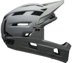 Bell Super Air R Spherical MIPS Downhill/BMX Race Helm- Mat/gloss Gray 11 Bell Super Air R Spherical MIPS Downhill/BMX Race Helm- Mat/gloss Gray -Sportausrüstung 210218019 Bell Super Air R Spherical matte gloss grays right