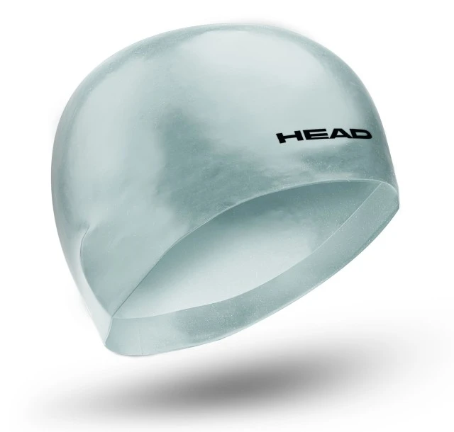 HEAD 3D SILICONE MOULDED Schwimmkappe Size L - Silver 3 HEAD 3D SILICONE MOULDED Schwimmkappe Size L - Silver