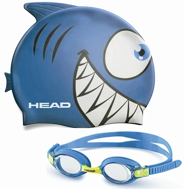 HEAD METEOR Schwimmbrille & Kappe Set - BL BL (Blue Blue) 2 HEAD METEOR Schwimmbrille & Kappe Set - BL BL (Blue Blue)