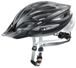 Uvex Oversize XXL Fahrradhelm - Black Mat Silver