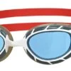 ZOGGS Predator Schwimmbrille - White Red / Tint Blue 1 ZOGGS Predator Schwimmbrille - White Red / Tint Blue -Sportausrüstung 369292 Zoggs Predator Schwimmbrille white red tint blue