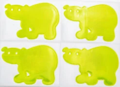 Filmer Selbstklebende Reflektorsticker Bär 4 Stück