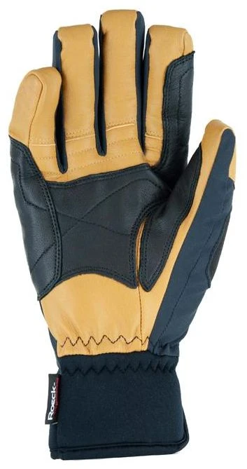 Roeckl Meiringen Wintersport-Skihandschuh - Black/camel 4 Roeckl Meiringen Wintersport-Skihandschuh - Black/camel – Bild 2