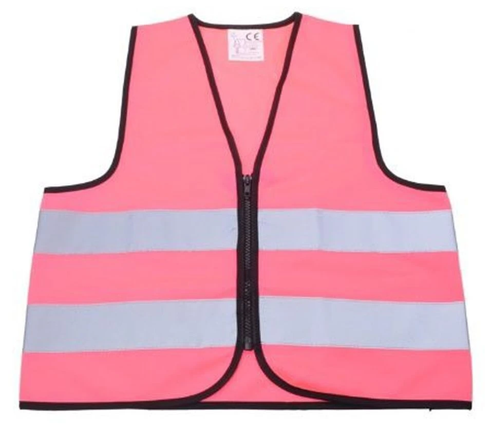 Filmer Kinder-Warnweste Mit Reißverschluss-Neon Pink/Größe L 3 Filmer Kinder-Warnweste Mit Reißverschluss-Neon Pink/Größe L