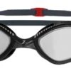 ZOGGS Tiger Titanium Schwimmbrille - Grey Red / Mirror Smoke