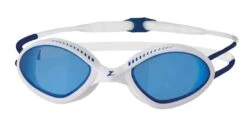 ZOGGS Tiger Schwimmbrille - White Blue / Tint Blue