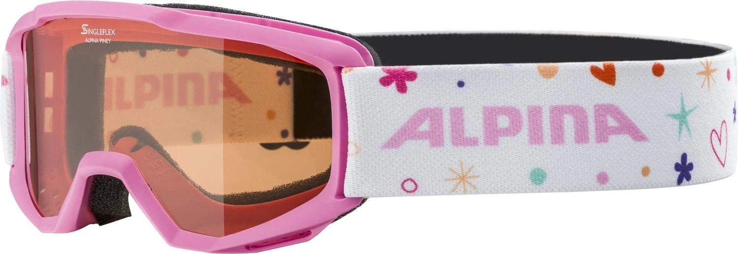 Alpina Piney Kinder-Skibrille - Rose-Rose 3 Alpina Piney Kinder-Skibrille - Rose-Rose
