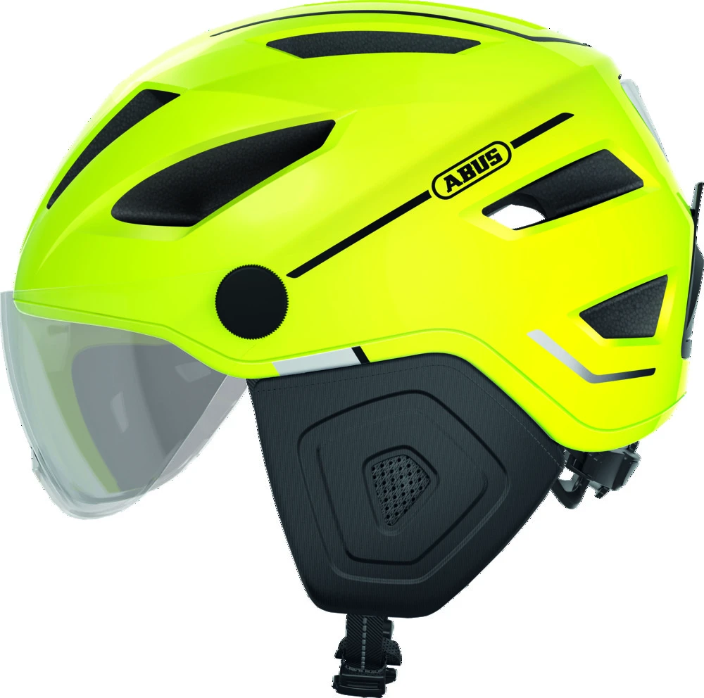 ABUS Pedelec 2.0 ACE Visier Fahrradhelm - Signal Yellow 3 ABUS Pedelec 2.0 ACE Visier Fahrradhelm - Signal Yellow