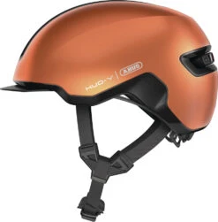 Sportausrüstung 36 ABUS HUD-Y City- Fahrradhelm - Goldfish Orange