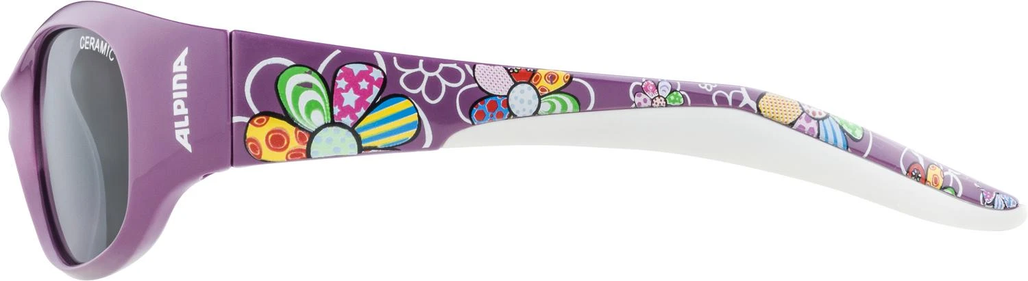 Alpina Flexxy Kids Kindersonnenbrille - Purple Flower C 4 Alpina Flexxy Kids Kindersonnenbrille - Purple Flower C – Bild 2