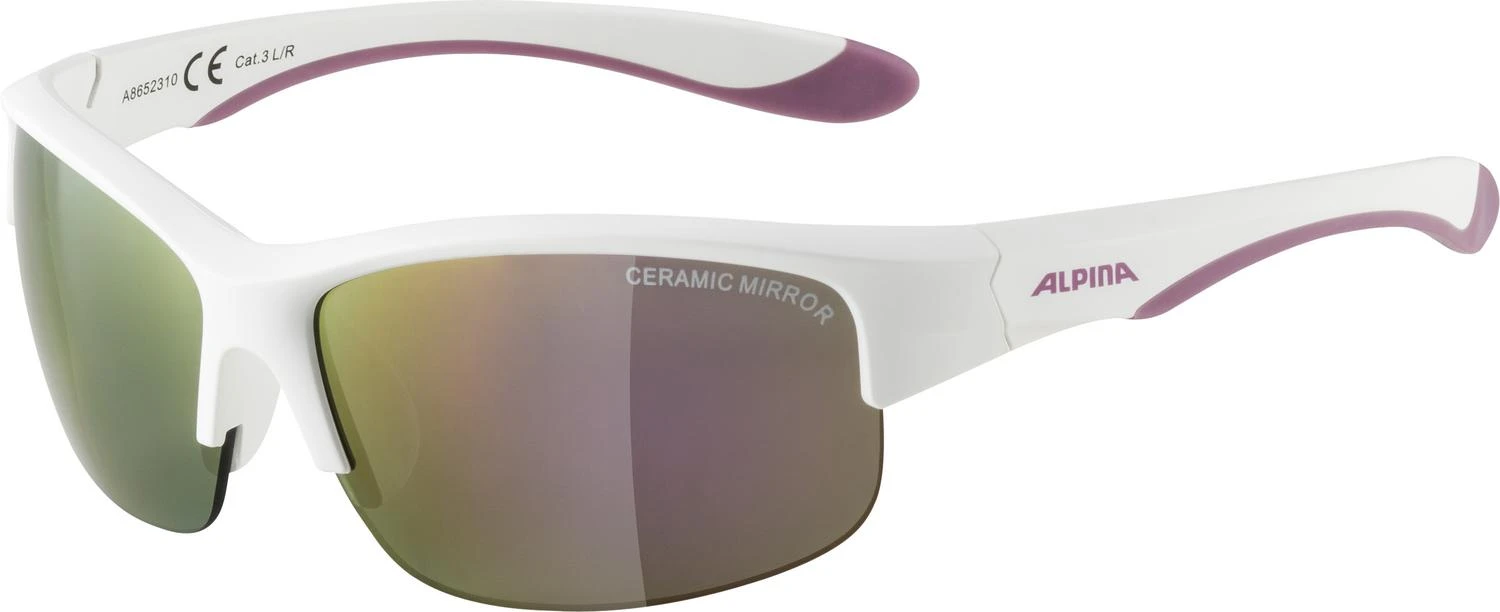 Alpina Flexxy Youth HR Sonnenbrille - White Purple Matt 3 Alpina Flexxy Youth HR Sonnenbrille - White Purple Matt