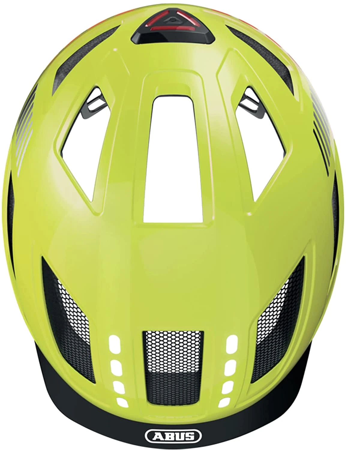 ABUS Hyban 2.0 LED Fahrradhelm - Signal Yellow Shiny 6 ABUS Hyban 2.0 LED Fahrradhelm - Signal Yellow Shiny – Bild 4