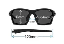 TIFOSI KILO Sportbrille-Blackout-Smoke 15 TIFOSI KILO Sportbrille-Blackout-Smoke -Sportausrüstung Abmessungen Tifosi Kilo 2