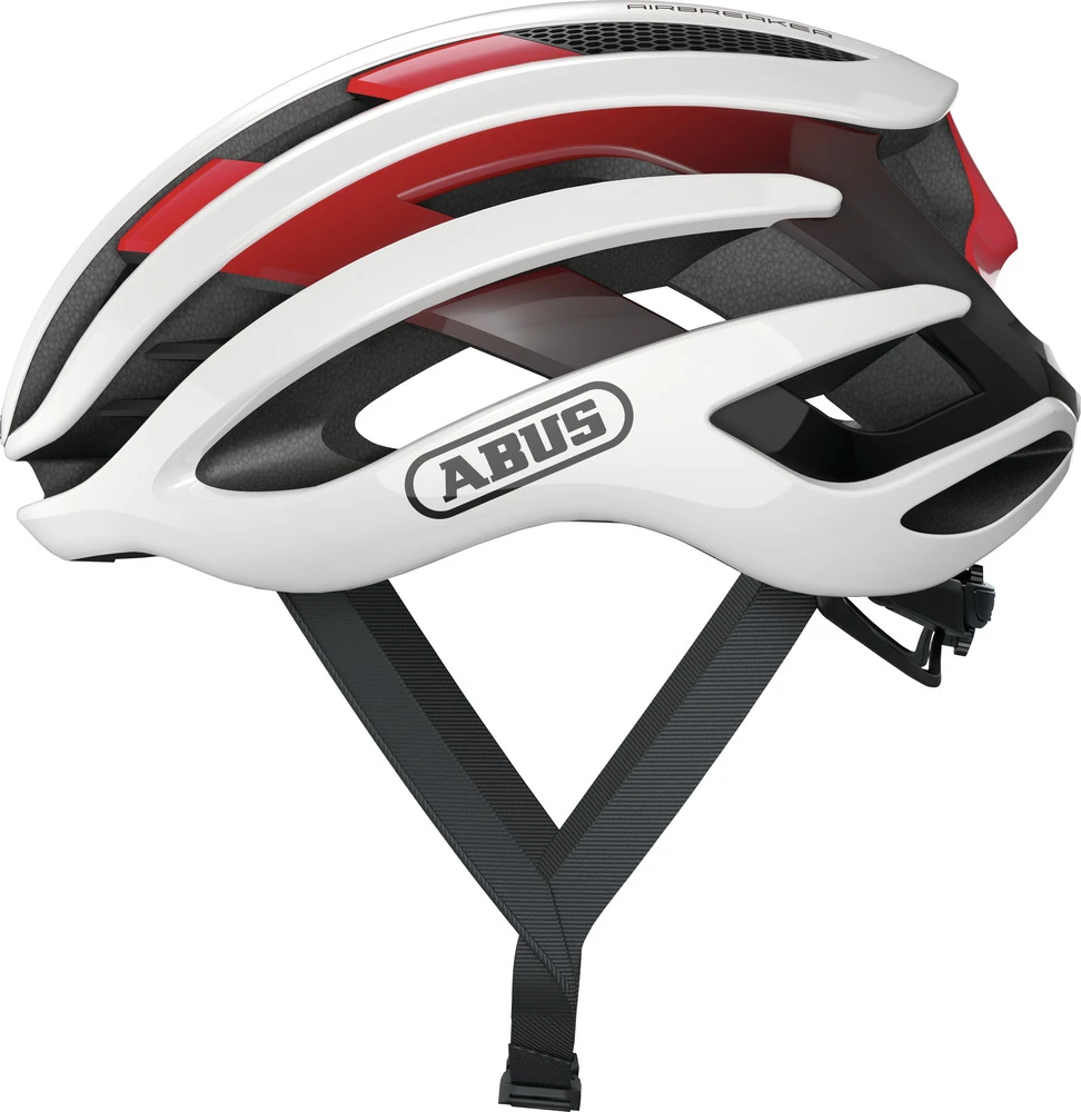 ABUS AirBreaker Rennradhelm - White-red 3 ABUS AirBreaker Rennradhelm - White-red