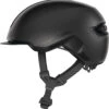 ABUS HUD-Y City- Fahrradhelm - Velvet Black 2 ABUS HUD-Y City- Fahrradhelm - Velvet Black -Sportausrüstung Abus Hud y city stadt fahrradhelm ebike helm flower velvet black 1