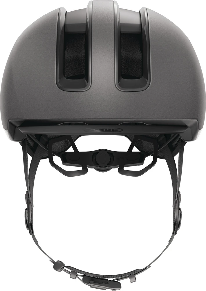 ABUS HUD-Y City- Fahrradhelm - Titan Mat 4 ABUS HUD-Y City- Fahrradhelm - Titan Mat – Bild 2