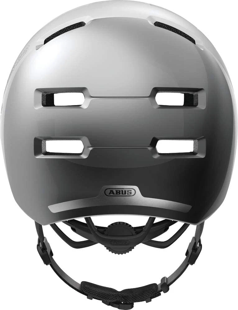 ABUS Skurb ACE Fahrradhelm Skatehelm-silver White 4 ABUS Skurb ACE Fahrradhelm Skatehelm-silver White – Bild 2