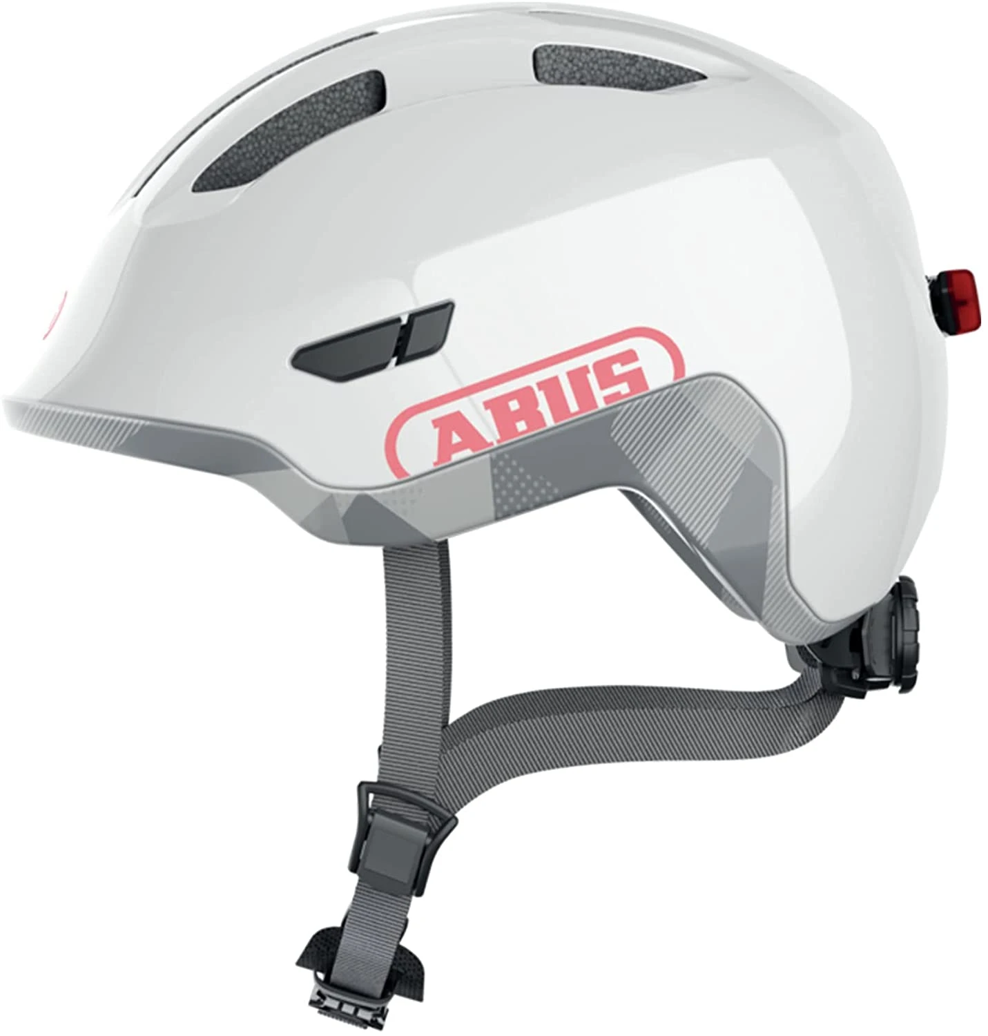 ABUS Smiley 3.0 ACE LED Kinder-Fahrradhelm - White Shiny 3 ABUS Smiley 3.0 ACE LED Kinder-Fahrradhelm - White Shiny