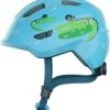 ABUS Smiley 3.0 Kinder-Fahrradhelm - Blue Croco Shiny 1 ABUS Smiley 3.0 Kinder-Fahrradhelm - Blue Croco Shiny -Sportausrüstung Abus Smiley 3 0 kinder fahrradhelm blue croco shiny 1