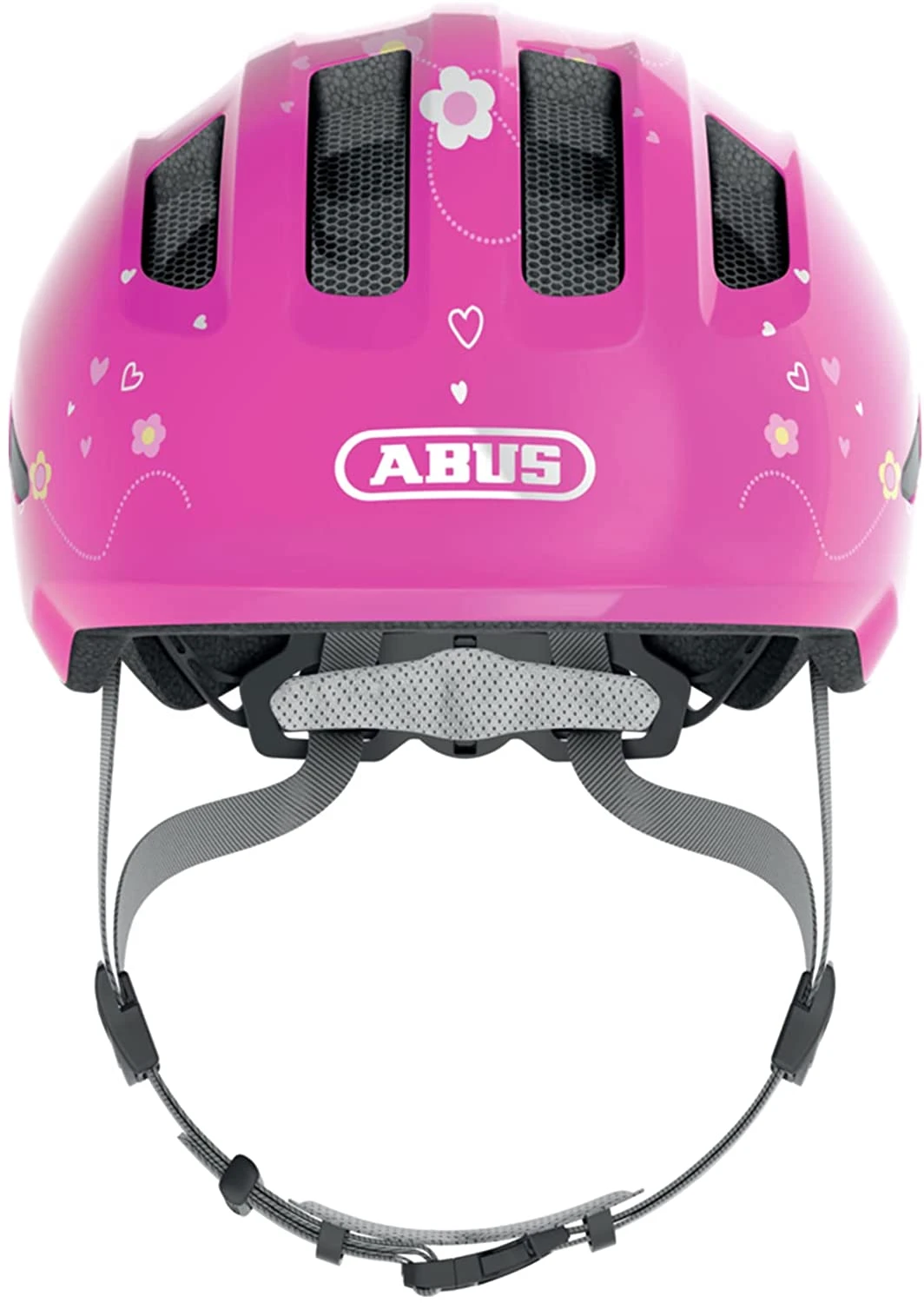 ABUS Smiley 3.0 Kinder-Fahrradhelm - Pink Butterfly 4 ABUS Smiley 3.0 Kinder-Fahrradhelm - Pink Butterfly – Bild 2