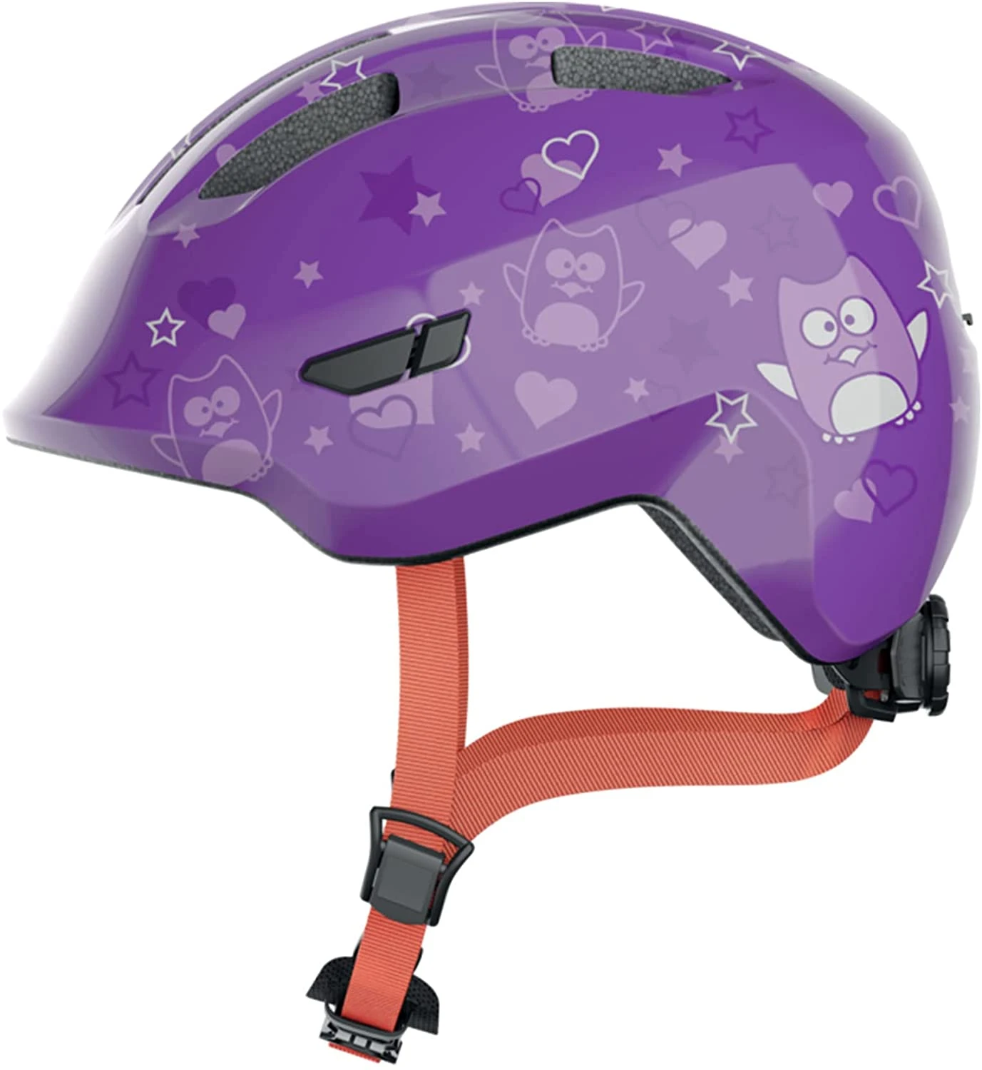 ABUS Smiley 3.0 Kinder-Fahrradhelm - Purple Star 3 ABUS Smiley 3.0 Kinder-Fahrradhelm - Purple Star