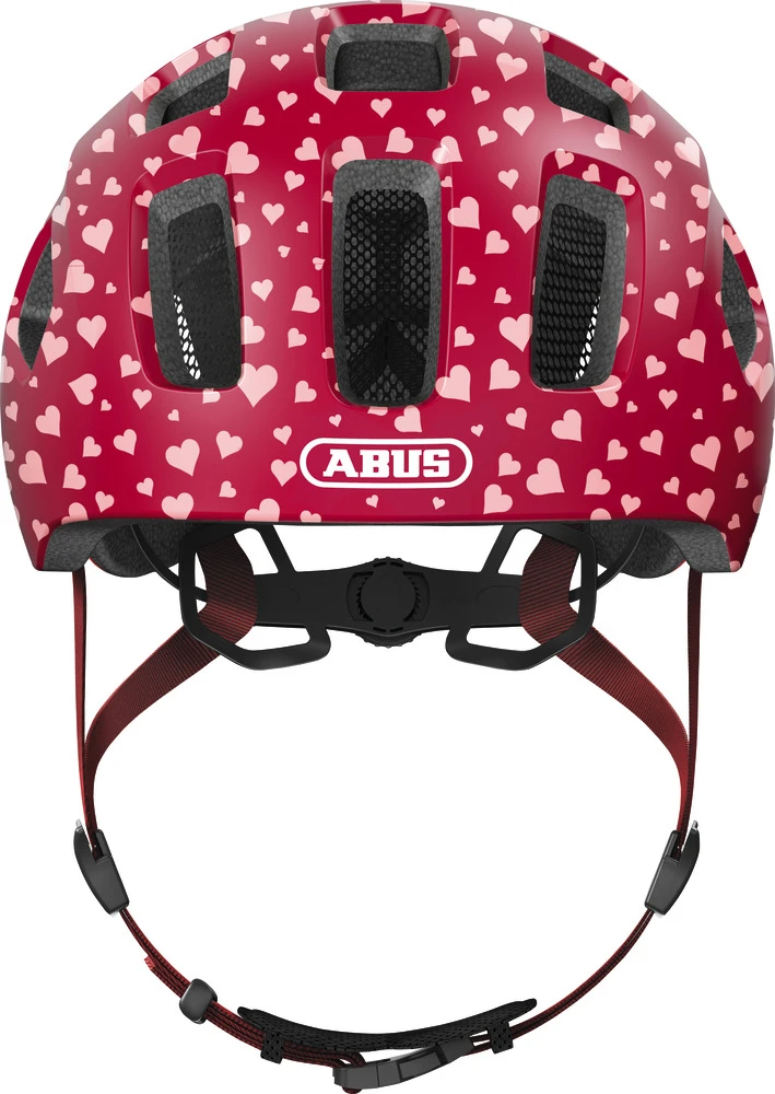ABUS Youn-I 2.0 Junior-Fahrradhelm - Cherry Heart 6 ABUS Youn-I 2.0 Junior-Fahrradhelm - Cherry Heart – Bild 4