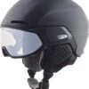Alpina ALTO V Visier Skihelm - Black Mat 2 Alpina ALTO V Visier Skihelm - Black Mat -Sportausrüstung Alpina Alto V Visier Skihelm selbsttoenendes Visier photochromatic variomatik black mat 1