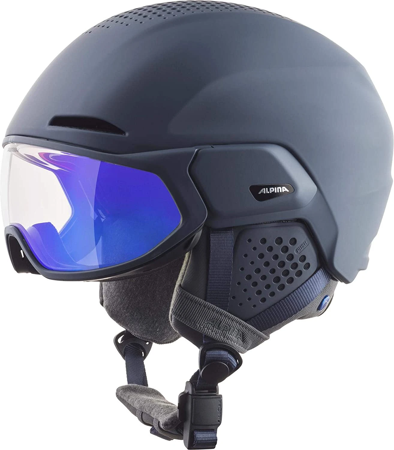 Alpina ALTO V Visier Skihelm - Ink Mat 3 Alpina ALTO V Visier Skihelm - Ink Mat