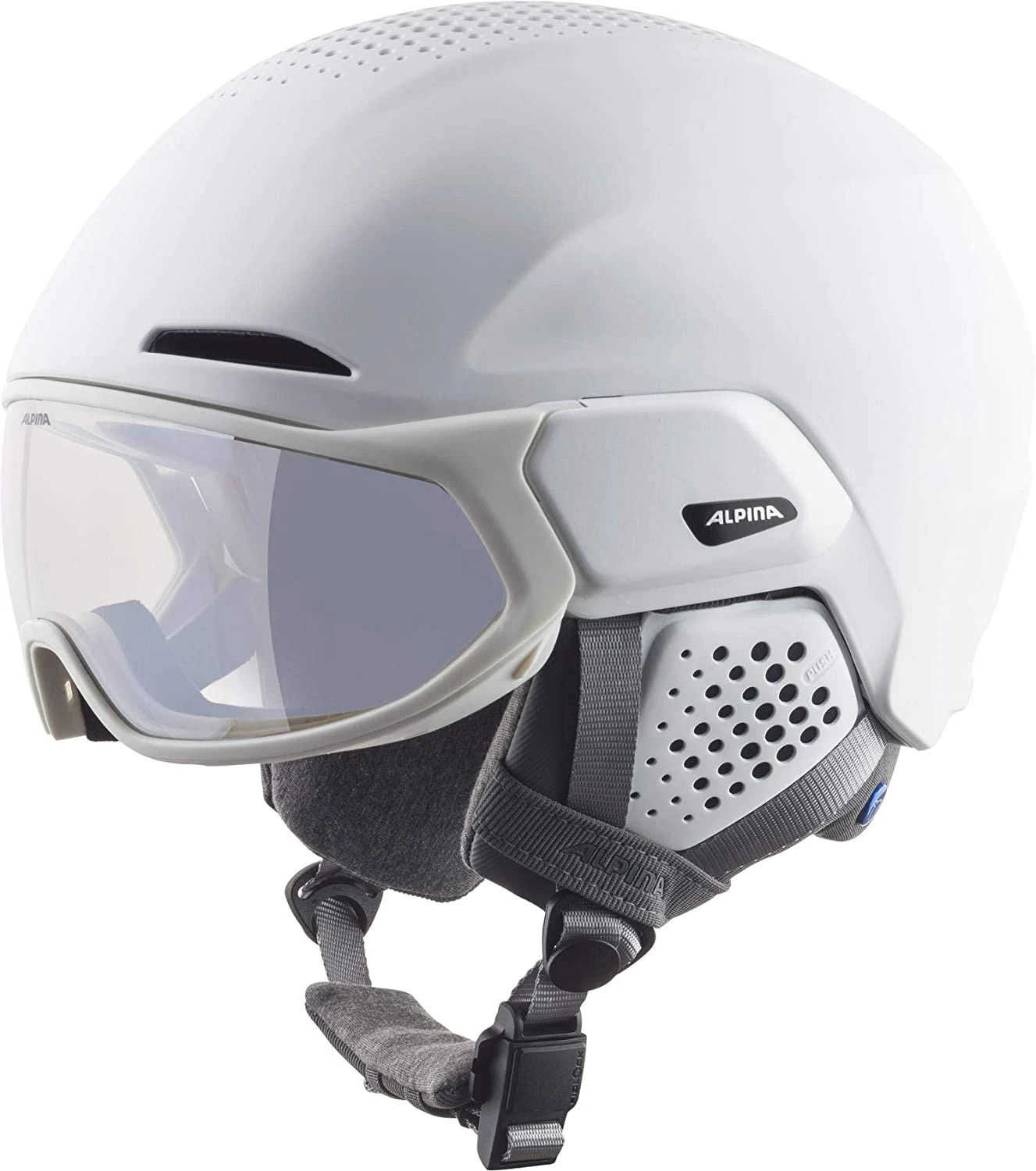 Alpina ALTO V Visier Skihelm - White Mat 3 Alpina ALTO V Visier Skihelm - White Mat