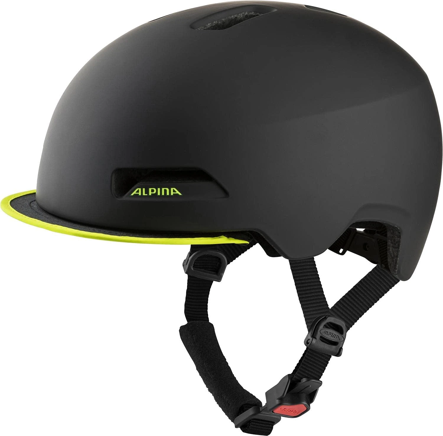 Alpina Brooklyn City Fahrradhelm - Black Neon Yellow Matt 3 Alpina Brooklyn City Fahrradhelm - Black Neon Yellow Matt