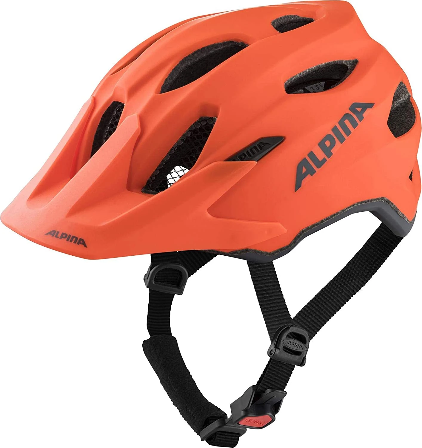 Alpina Carapax Jr. Fahrradhelm - Pumkin Orange Mat 3 Alpina Carapax Jr. Fahrradhelm - Pumkin Orange Mat