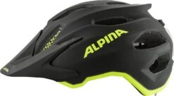 Alpina Carapax Jr. Flash Fahrradhelm - Black Neon Yellow Mat -Sportausrüstung Alpina Carapax junior flash Kinder Fahrradhelm black neon yellow matt 3