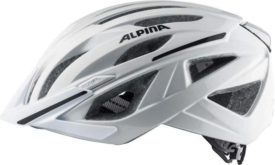 Alpina Haga Fahrradhelm - White Gloss 4 Alpina Haga Fahrradhelm - White Gloss – Bild 2