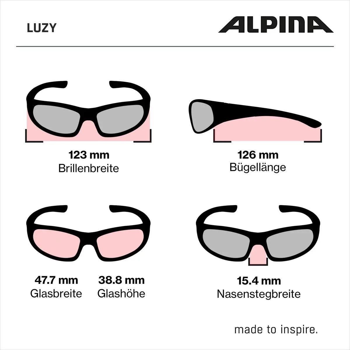 Alpina Luzy Kinder-Sonnenbrille - Berry Gloss 7 Alpina Luzy Kinder-Sonnenbrille - Berry Gloss – Bild 5
