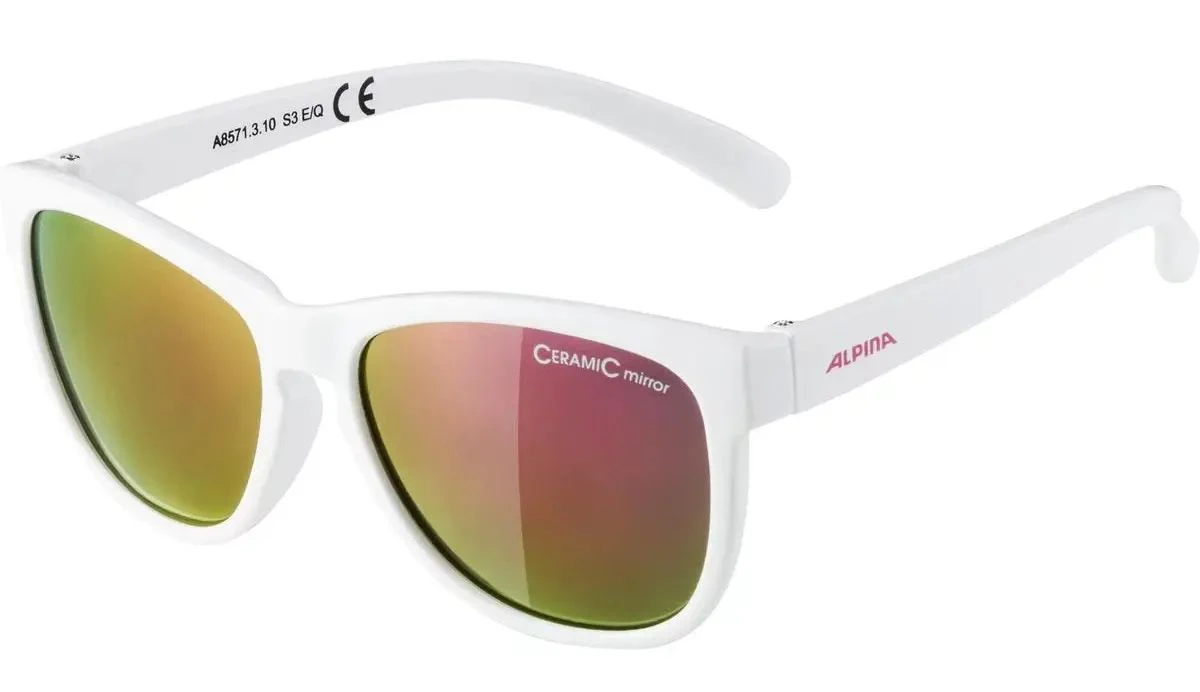 Alpina Luzy Kinder-Sonnenbrille - White Gloss 3 Alpina Luzy Kinder-Sonnenbrille - White Gloss