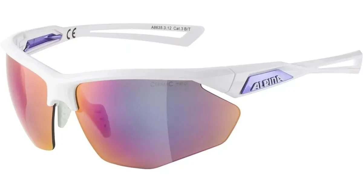 Alpina Nylos HR Sportbrille - White Purple Gloss 3 Alpina Nylos HR Sportbrille - White Purple Gloss