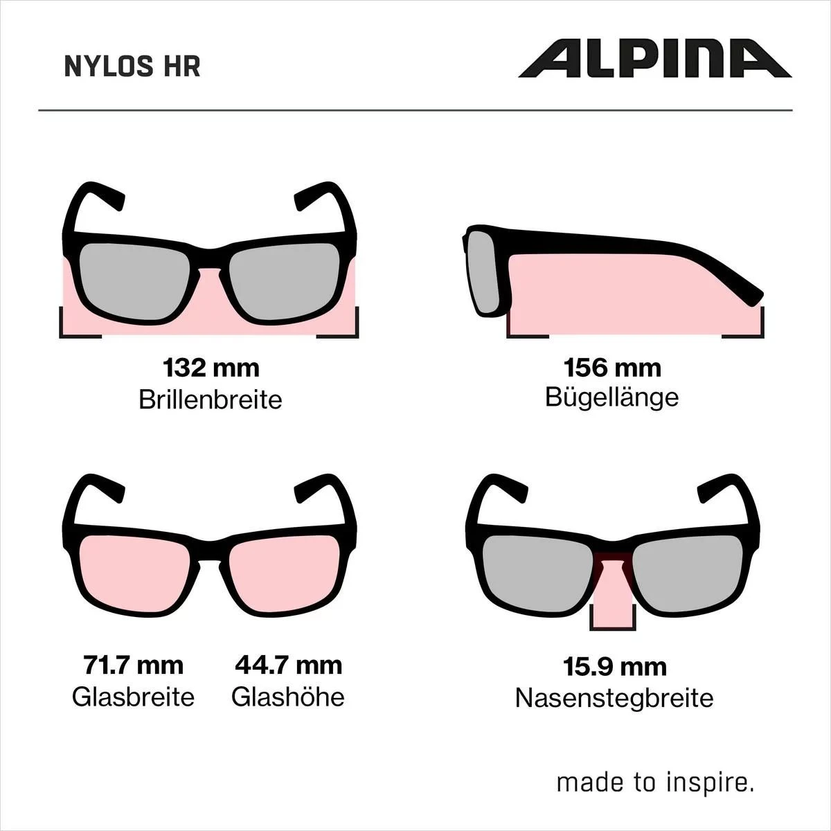 Alpina Nylos HR Sportbrille - Moon Grey Mat 7 Alpina Nylos HR Sportbrille - Moon Grey Mat – Bild 5