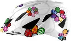 Alpina Pico Kinder Fahrradhelm - Pearlwhite Flower (glänzend) -Sportausrüstung Alpina Pico Kinder Fahrradhelm white flower 3
